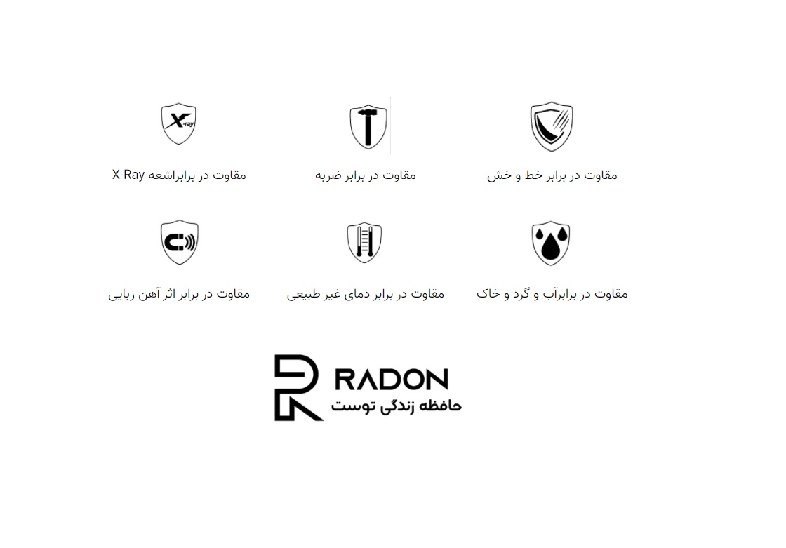 مشخصات و قیمت خرید فلش Radon مدل 16GB RM20