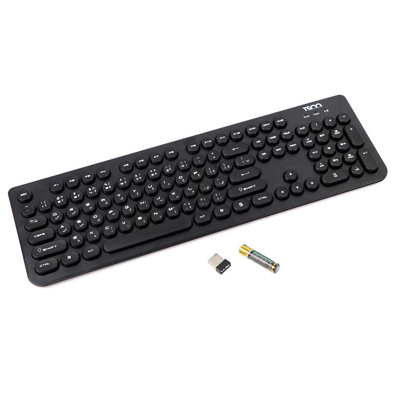 قیمت و خرید کیبورد بی سیم تسکو TSCO TK 7001W Wireless Keyboard