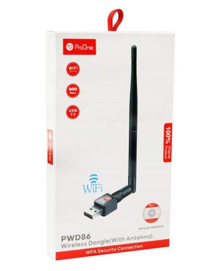 دانگل Wifi شبکه آنتن بلند ProOne مدل PWD86