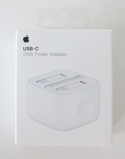 کلگی اورجینال اپل 20 وات آیفون 12 تایپسی 3سری پین Apple 20W 3pin USB-C Power Adapter