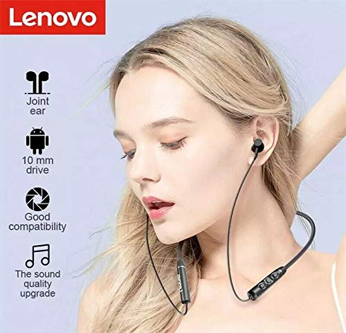 مشخصات، قیمت و خرید هندزفری بلوتوث دورگردنی لنوو Lenovo QE03 Earphone