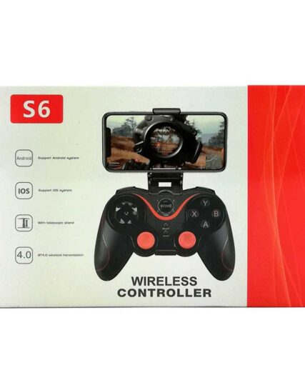 دسته موبایل بازی S6 مدل wireless game controller A-S6