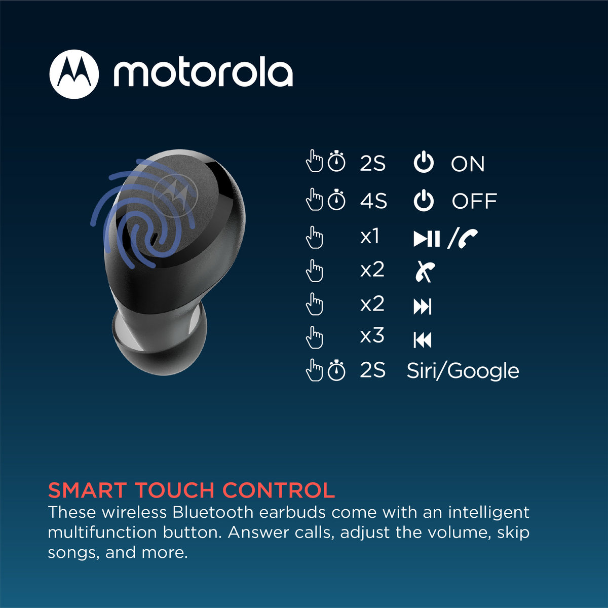 مشخصات، قیمت و خرید هدفون بلوتوثی موتورولا Motorola Moto Buds 100