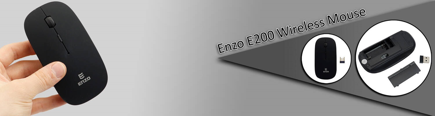 مشخصات، قیمت و خرید ماوس بی سیم Wireless Mouse Enzo مدل E200