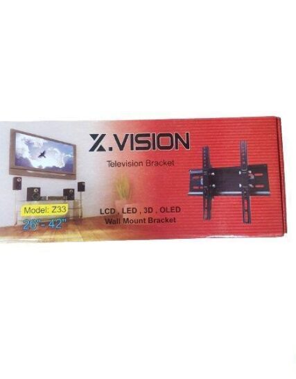پایه دیواری تلویزیون ایکس ویژن مدل Z33 مناسب برای تلویزیون های 26 تا 42اینچ