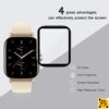 محافظ صفحه نمایش(گلس) نانو سرامیکی دور مشکی ساعت هوشمند Amazfit GTS 2mini