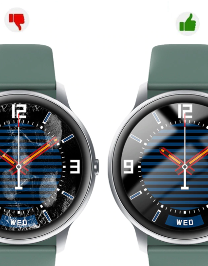 محافظ صفحه نمایش(گلس) نانو سرامیکی دور مشکی ساعت هوشمند IMILAB KW66