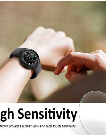 گلس محافظ شیشه ای ساعت Samsung Galaxy Watch 4 Classic 46mm watch3 45mm / R800 / R890