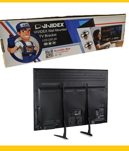 پایه رومیزی یا زمینی ویویدکس vividex مناسب تلویزیون های 42 تا 55 اینچ