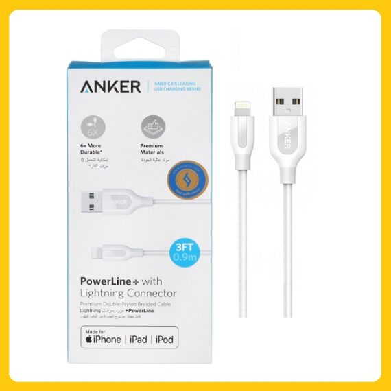 کابل تبدیل USB به لایتنینگ ANKER مدل A8121