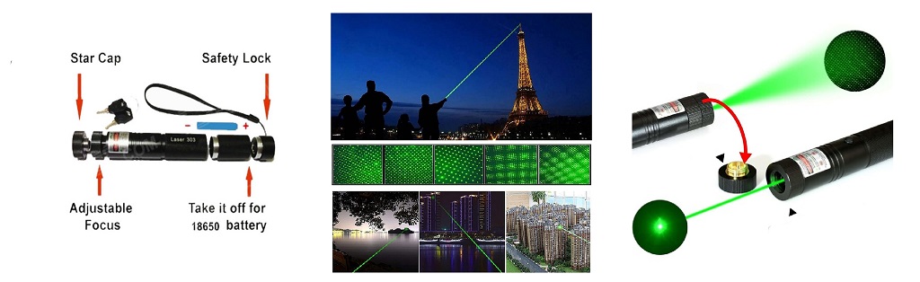 لیزر پوینتر سبز مدل Laser RL303