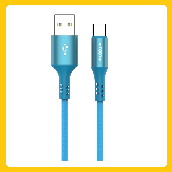 کابل رنگی USB به تایپ سی موکسوم mx-cb100