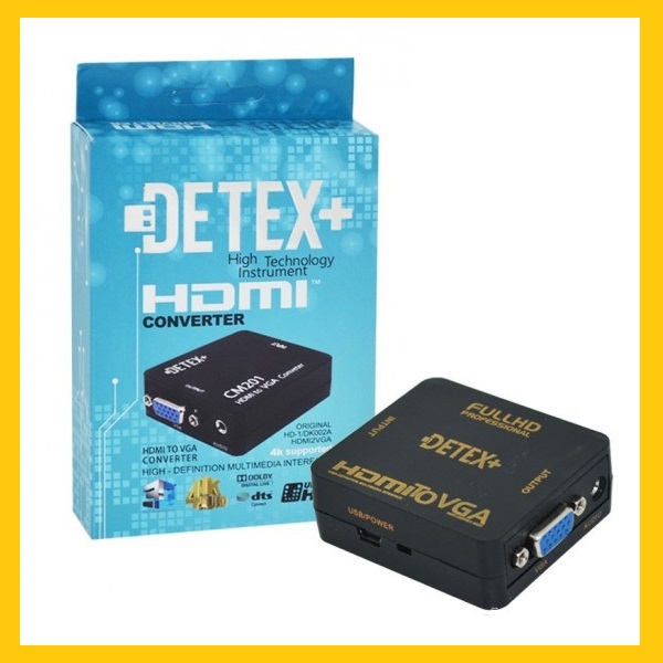 تبدیل HDMI به VGA دتکس Detex HDMI to VGA