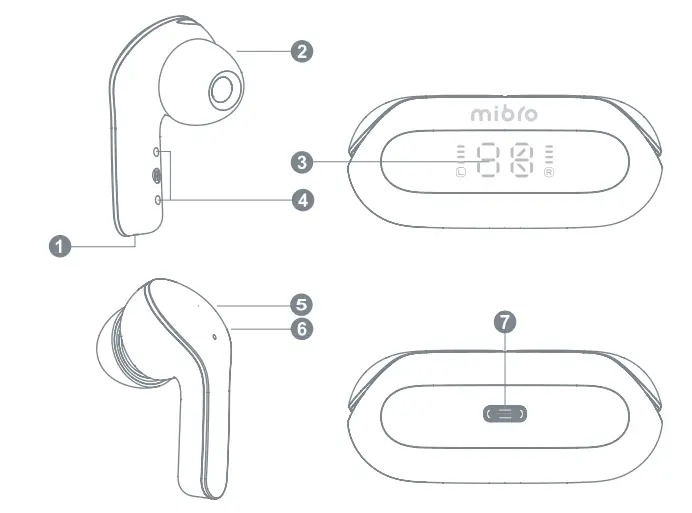 نحوه اتصال هندزفری میبرو ایربادز Mibro Earbuds 3