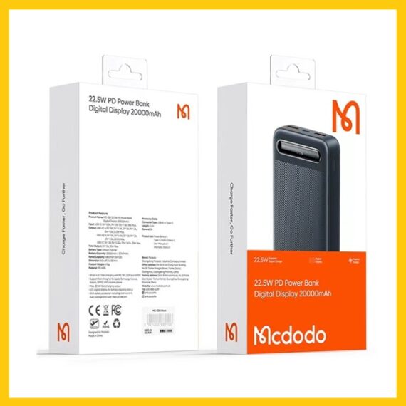 پاور بانک فست 20000 مک دودو Mcdodo MC389